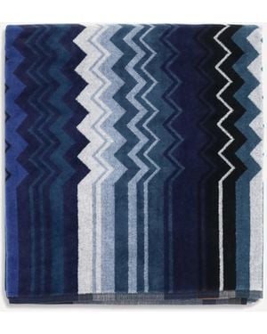 Missoni Giacomo Cotton Towel - Blue