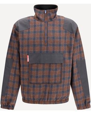 GR10K Cotton-Blend Zip Jacket - Purple