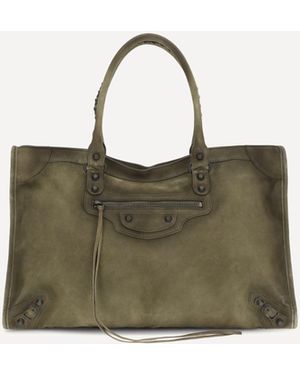 Balenciaga Le City Large Shoulder Bag - Green