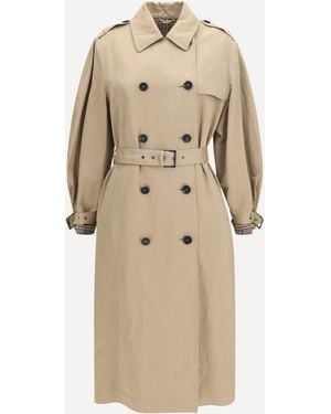 Brunello Cucinelli Belted Trench Coat - Natural