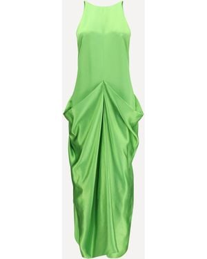 KHAITE Kent Dress - Green
