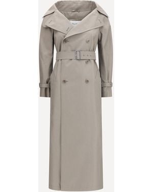 Max Mara Pancia Trench Coat - Grey