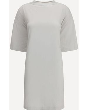 Balenciaga Dry Jersey T-Shirt Dress - Grey