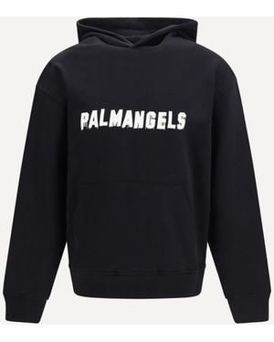 Palm Angels Palm Hills Hooded Sweatshirt - Blue
