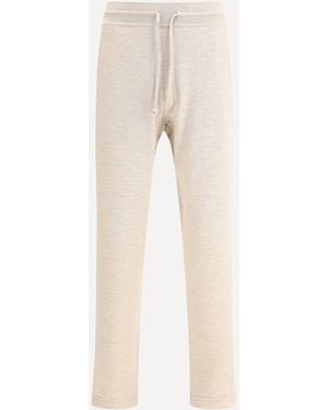 Loro Piana Straight-Leg Wool Trousers - Natural