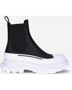 McQueen Chelsea Ankle Boots - White