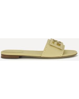 Fendi Baguette Sandals - Natural