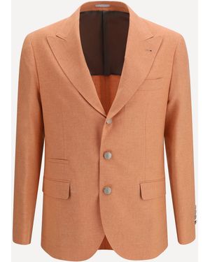 Brunello Cucinelli Deconstructed Jacket - Pink