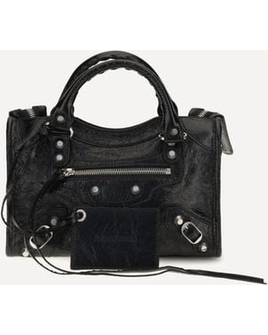 Balenciaga Mini Le City Handbag - Black