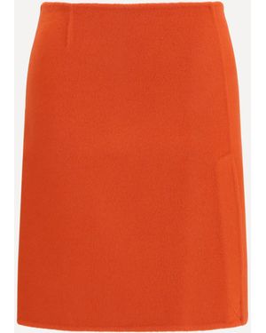 P.A.R.O.S.H. P. A.R. O.S. H. Wool Mini Skirt - Orange