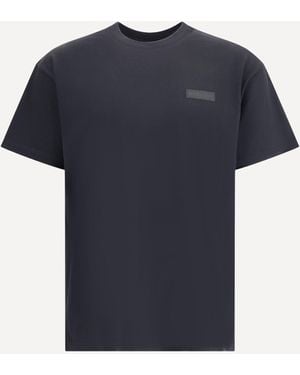 Givenchy T-Shirt With Logoed Patch - Blue