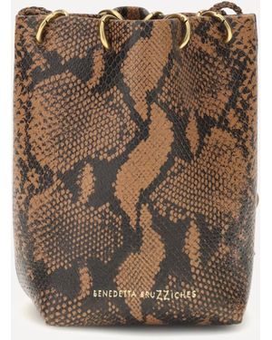 Benedetta Bruzziches Doudou Petite Bucket Bag - Brown