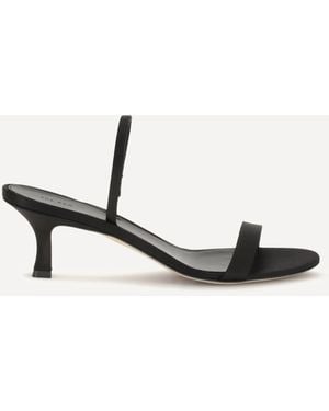 The Row Slingback Sandals Ella Satin - White