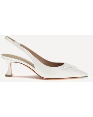 Santoni Décolleté Slingback Taylor - Neutro
