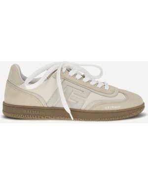 Balmain Swan Trainers - White