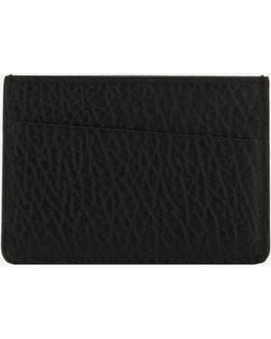 Margiela Card Holder With Stitching - Black