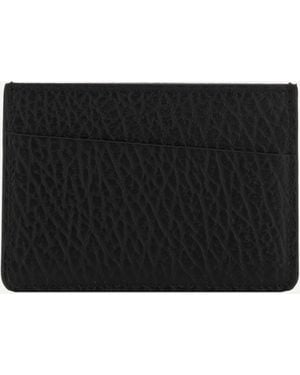 Margiela Card Holder With Stitching - Black
