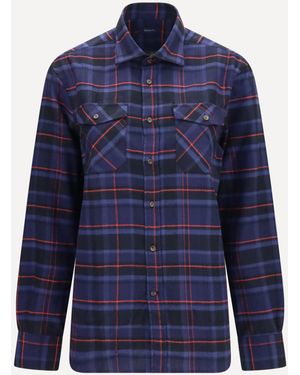 Deperlu Raymond Checked Shirt - Blue