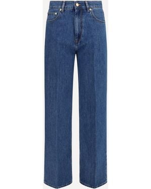 DARKPARK Jeans Cora A Gamba Larga - Blu