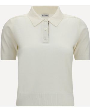 Burberry Wool Polo - White