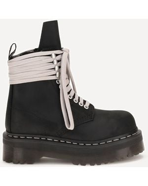 Rick Owens Quad Sole Steel Boots - Black