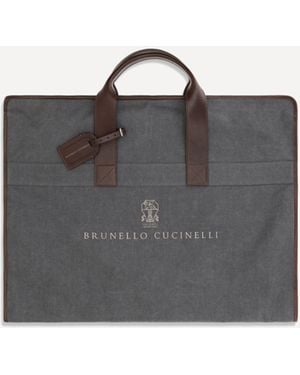 Brunello Cucinelli Garment Bag - Black