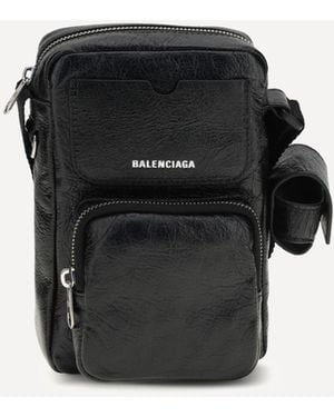 Balenciaga Superbusy Vertical Shoulder Bag - Black