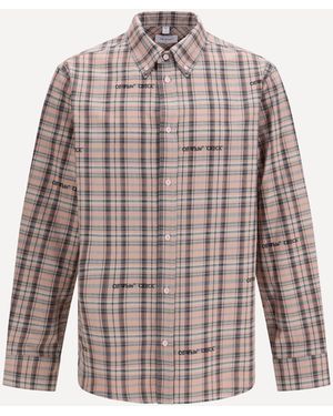 Off-White c/o Virgil Abloh Flannel Shirt - Multicolour