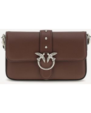 Pinko Baby Love Shoulder Bag - Brown
