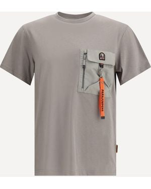 Parajumpers T-Shirt A Maniche Corte - Grigio