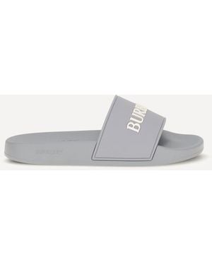 Burberry Logo Slides - White
