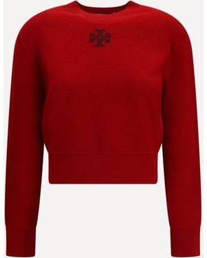 Tory Burch Wool Jumper - Red