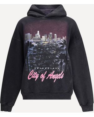 ◆25FW◆【BALENCIAGA】City Of Angels*ドライフリース*フーディ ◇25FW◇【BALENCIAGA】City Of Angels*ドライフリース*フーディ