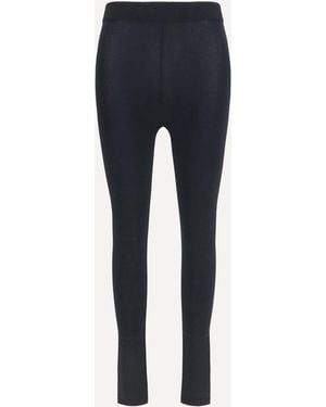 Balenciaga High-Rise Leggings - Blue