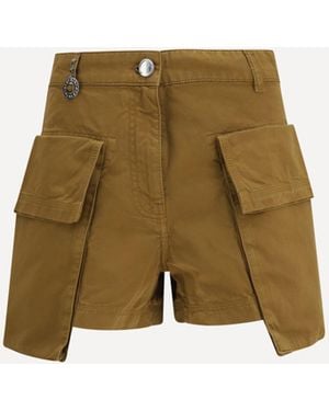 Pinko Kiwi Cargo Shorts - Natural