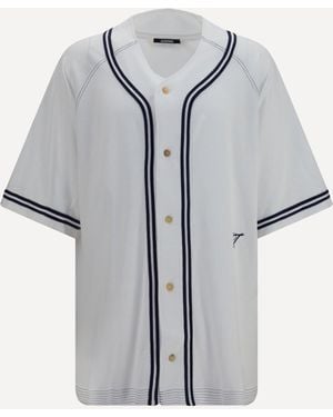 Jacquemus Baseball Knit Shirt - Grey