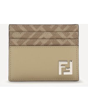 Fendi Portacarte Squared - Neutro