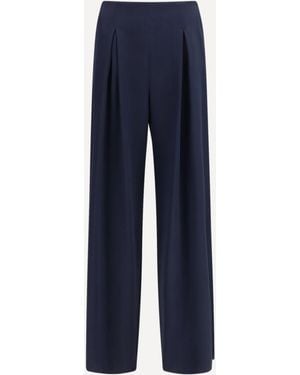 Max Mara Pure Palude Wide-Leg Trousers - Blue