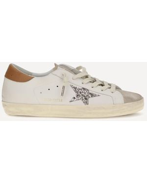 Golden Goose Super Star Trainers - Natural
