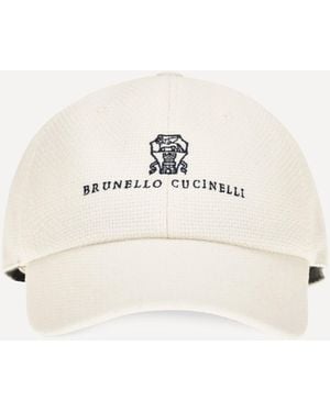 Brunello Cucinelli Visor Cap - Natural