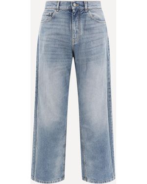 Palm Angels Loose Fit Jeans - Blue