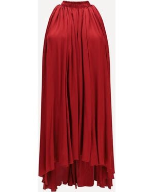 Sa Su Phi Short Draped Dress - Red