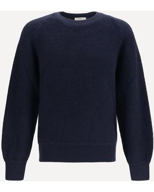 Piacenza Cashmere Maglione Girocollo - Blu