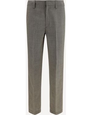 Prada Tailored Wool Pants - Gray