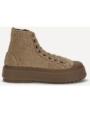 Casadei Explorer Bouclé Sneakers - Brown