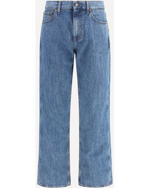 Burberry Straight Leg Jeans - Blue