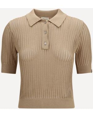 Jacob Cohen Cotton Polo - Natural