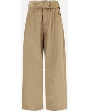 DARKPARK Korea Pier Corduroy Pants - Natural