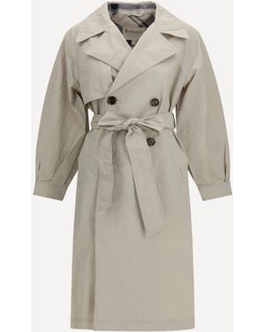 Barbour Layla Rain Trench - White