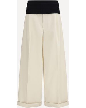 DARKPARK Wendy Wide-Leg Trousers - White